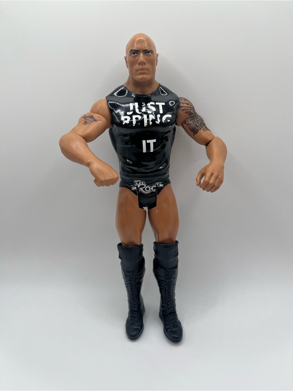 WWE Mattel Tough Talkers The Rock Wrestling Action Figure 2016